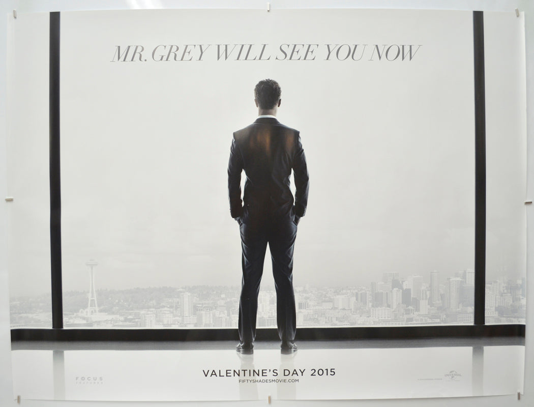 Fifty Shades Of Grey  (Teaser / Advance Version)   Original Quad Poster - Film Poster - Movie Poster