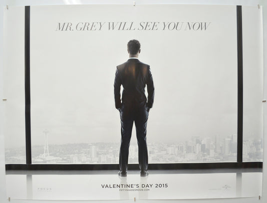 Fifty Shades Of Grey  (Teaser / Advance Version)   Original Quad Poster - Film Poster - Movie Poster