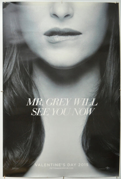 Fifty Shades Of Grey - Original One Sheet Poster - Film Poster - Movie Poster 