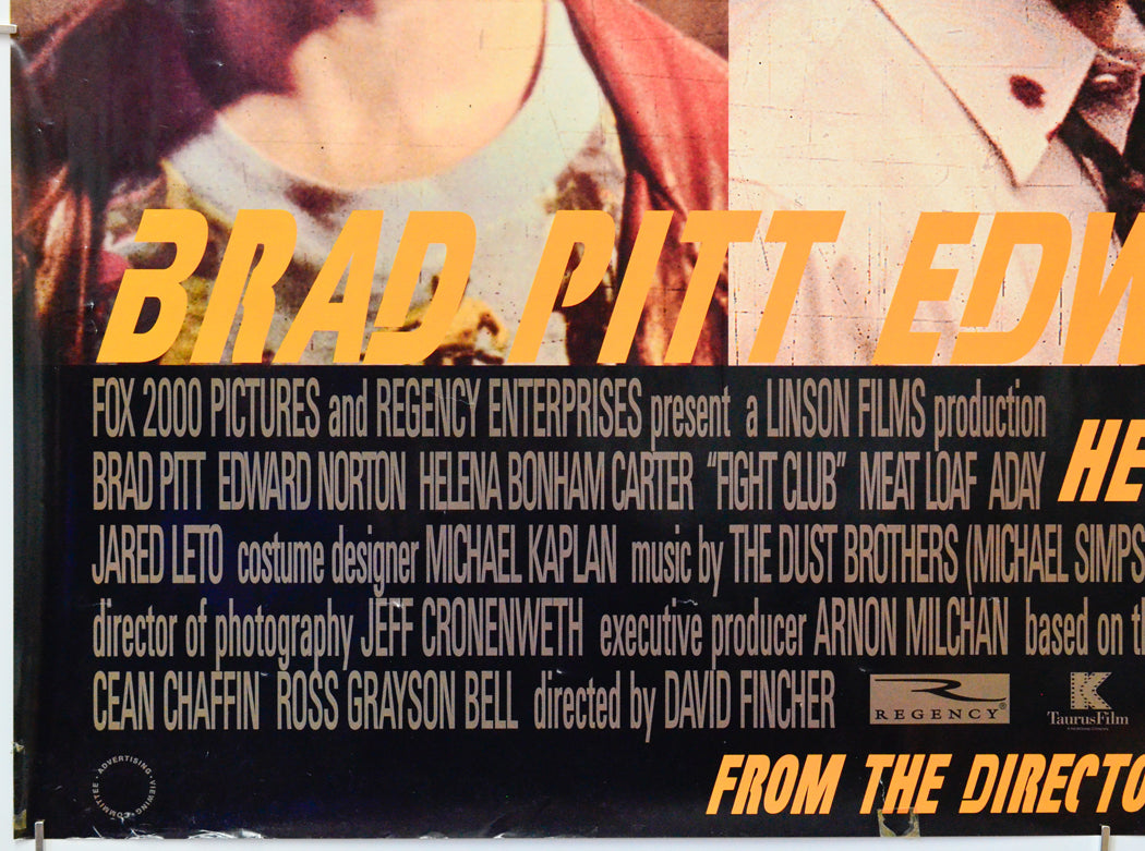 Fight Club (Bottom Left) Cinema Quad Movie Poster 