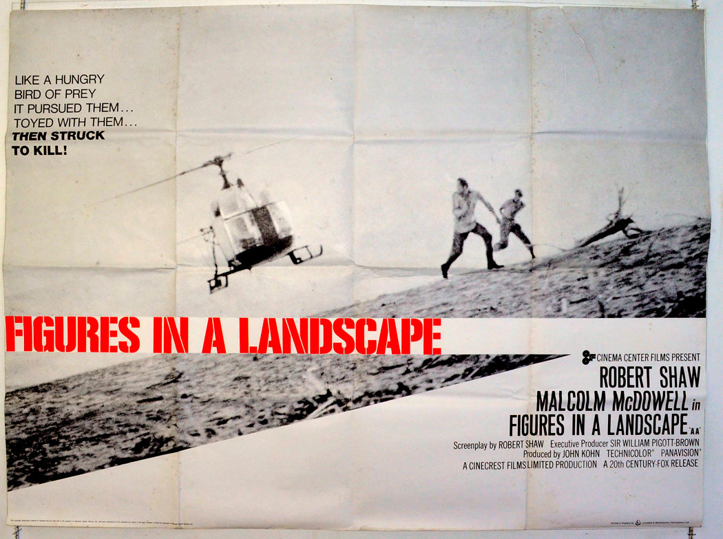 Figures in a Landscape  Original British Quad Poster - Film Poster - Movie Poster