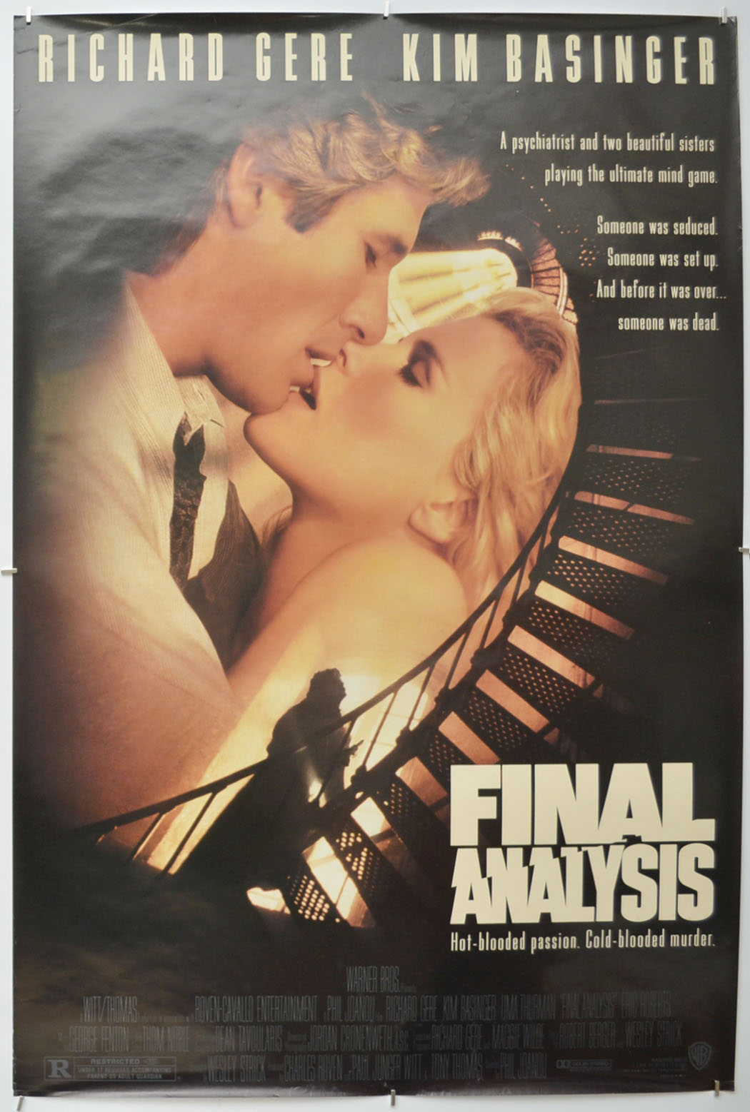 Final Analysis  Original One Sheet Poster - Film Poster - Movie Poster