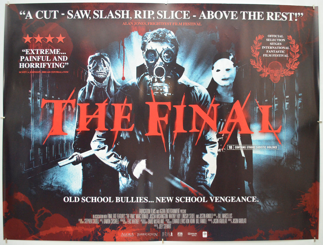 The Final Original Quad Poster - Film Poster - Movie Poster