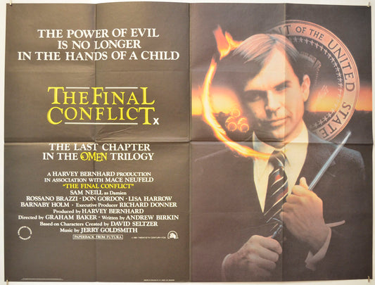 The Final Conflict (a.k.a. Omen III) Original Quad Poster - Film Poster - Movie Poster