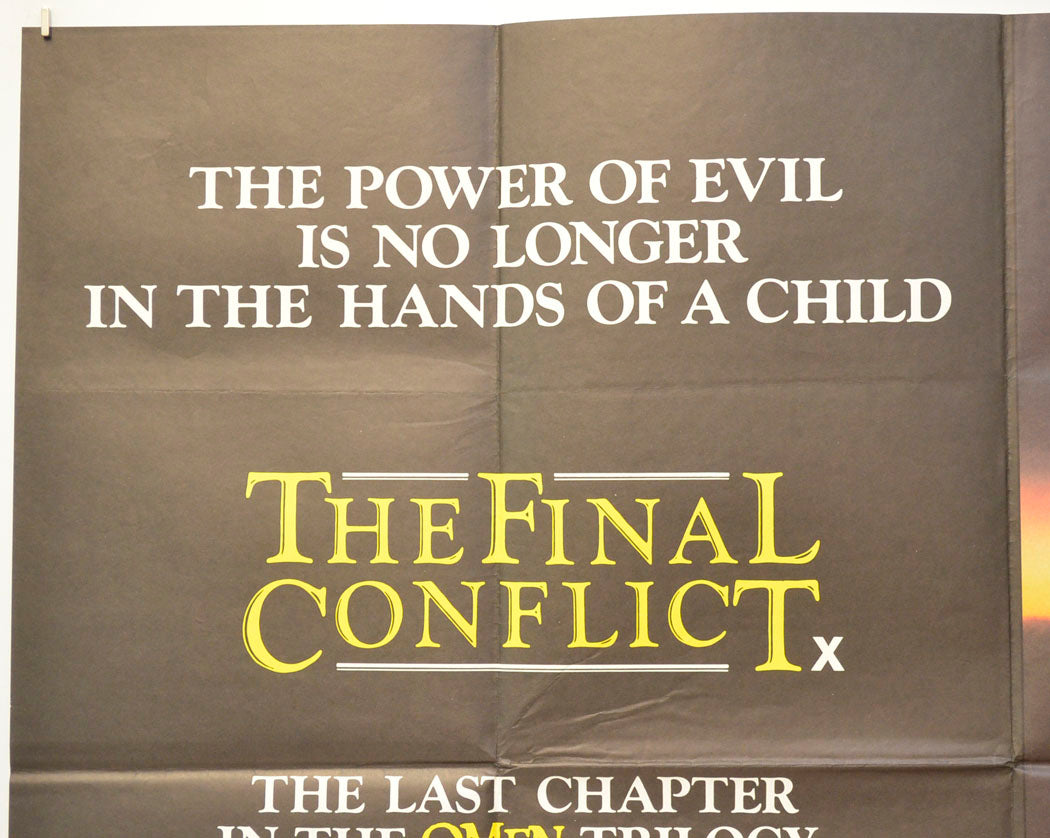 THE FINAL CONFLICT (Top Left) Cinema Quad Movie Poster 