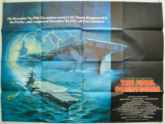 The Final Countdown Original British Quad Poster - Film Poster - Movie Poster 