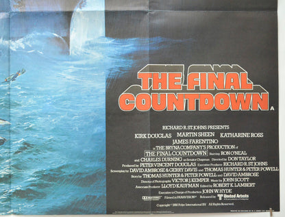 THE FINAL COUNTDOWN (Bottom Right) Cinema Quad Movie Poster 