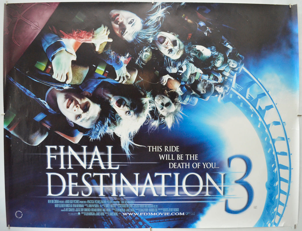 Final Destination 3 Original Quad Poster - Film Poster - Movie Poster