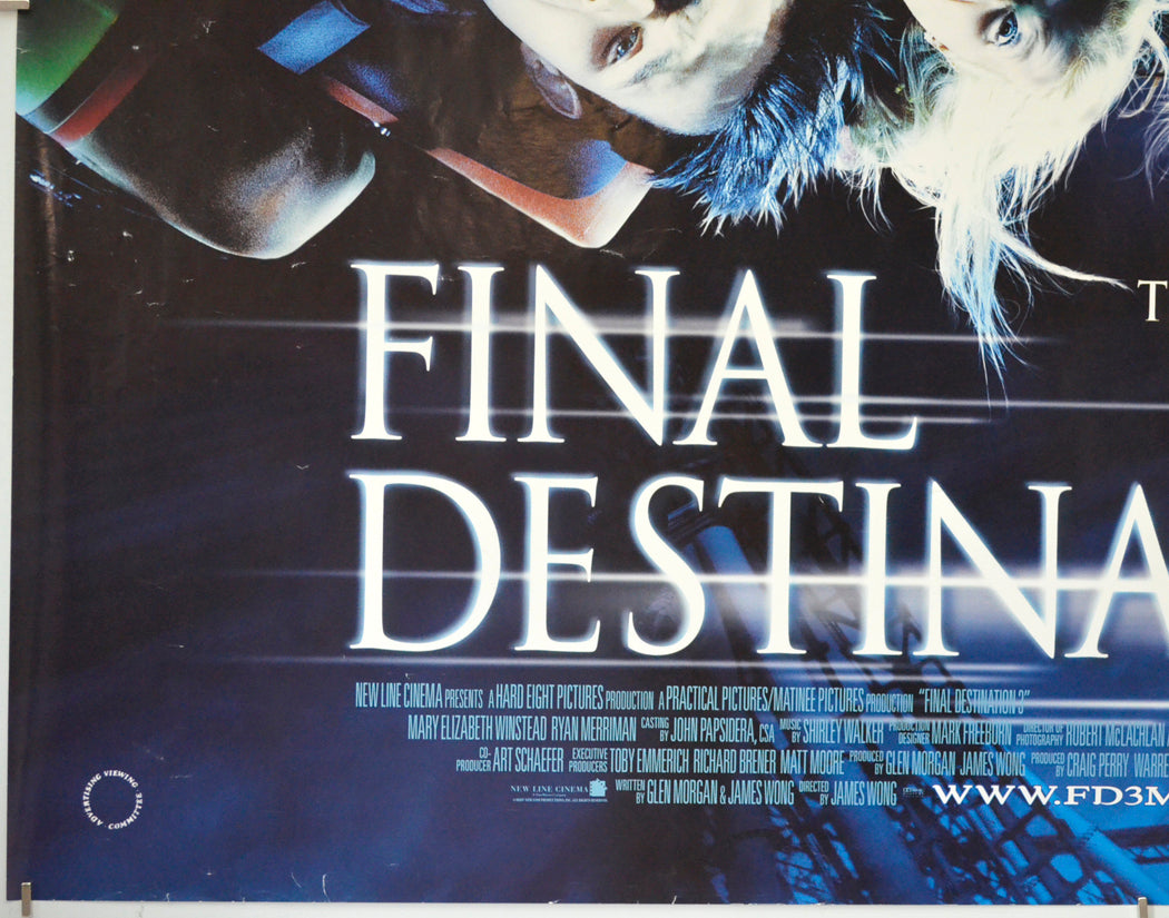 FINAL DESTINATION 3 (Bottom Left) Cinema Quad Movie Poster 