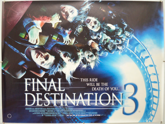 Final Destination 3 Original Quad Poster - Film Poster - Movie Poster