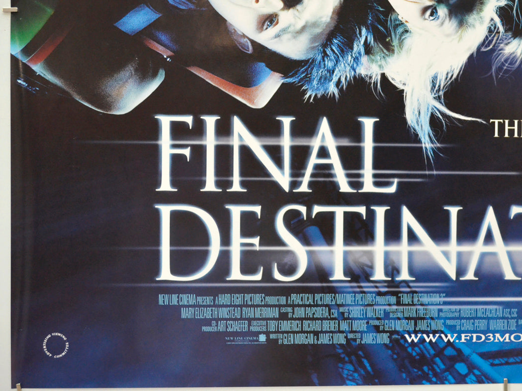 FINAL DESTINATION 3 (Bottom Left) Cinema Quad Movie Poster 