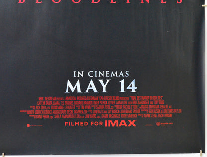 Final Destination: Bloodlines (Bottom Right) Cinema Quad Movie Poster 