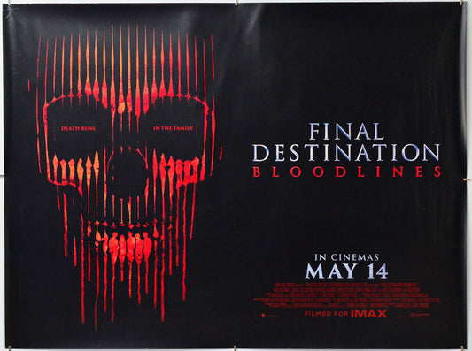 Final Destination: Bloodlines - Original Quad Poster - Film Poster - Movie Poster