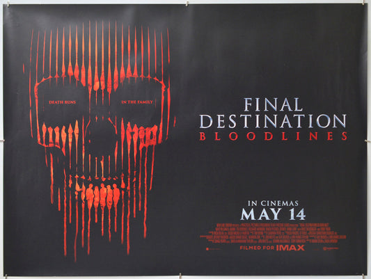 Final Destination: Bloodlines - Original Quad Poster - Film Poster - Movie Poster