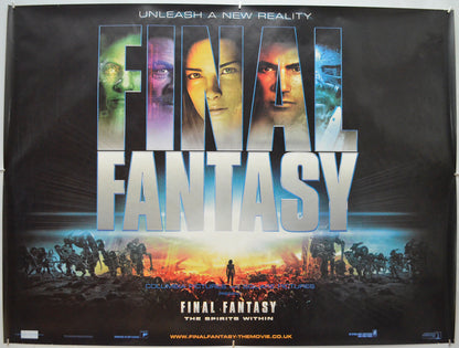 Final Fantasy : The Spirits Within Original Quad Poster - Film Poster - Movie Poster