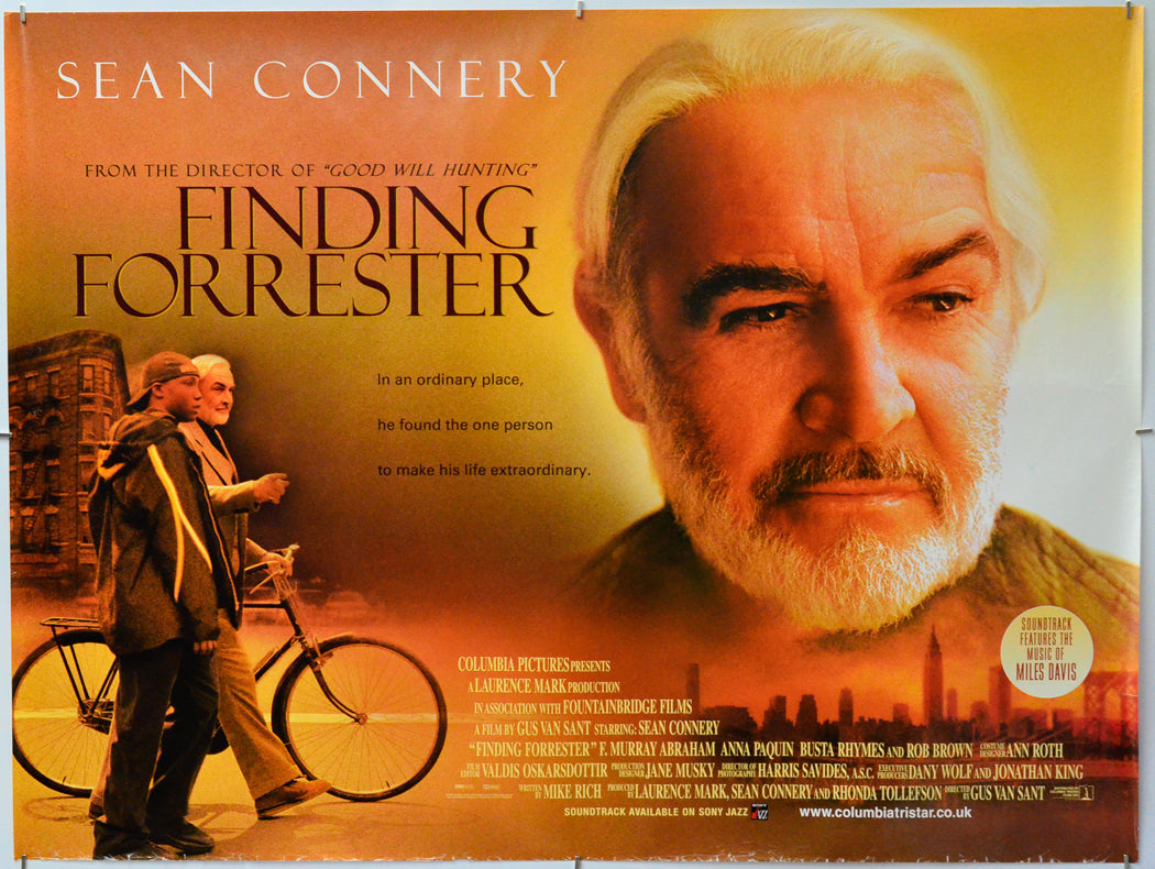 Finding Forrester - Original Quad Poster - Film Poster - Movie Poster
