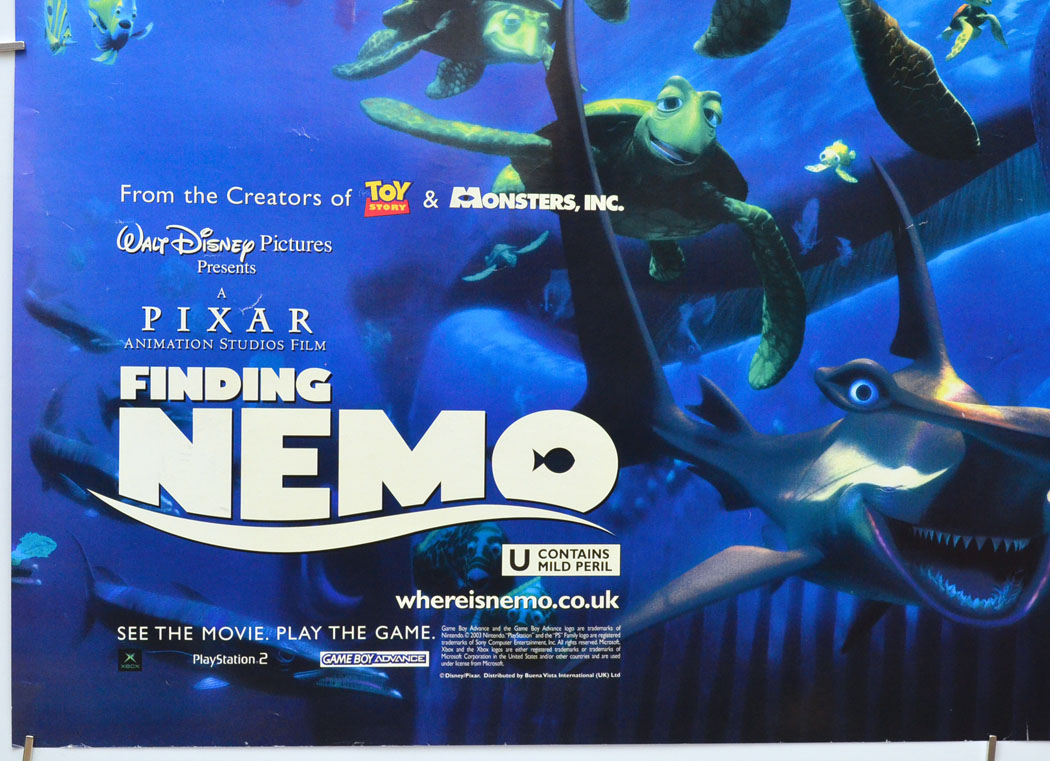 FINDING NEMO (Bottom Left) Cinema Quad Movie Poster 