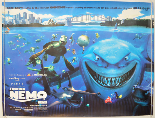 Finding Nemo Original Quad Poster - Film Poster - Movie Poster  