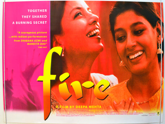 Fire  Original British Quad Poster - Film Poster - Movie Poster