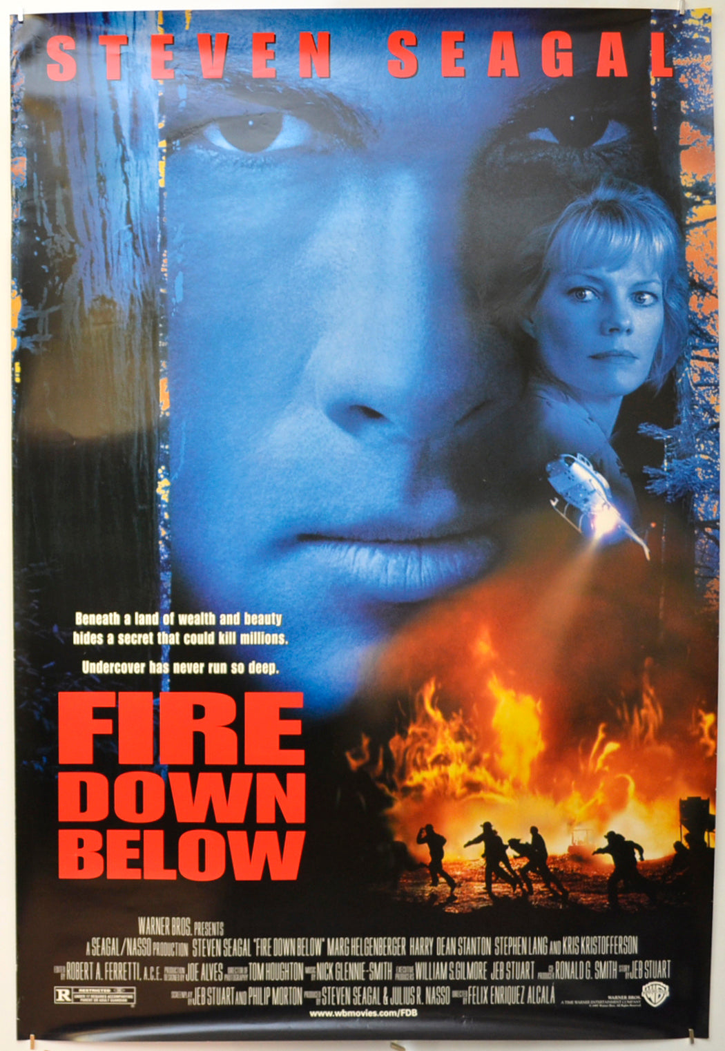 Fire Down Below  Original One Sheet Poster - Film Poster - Movie Poster