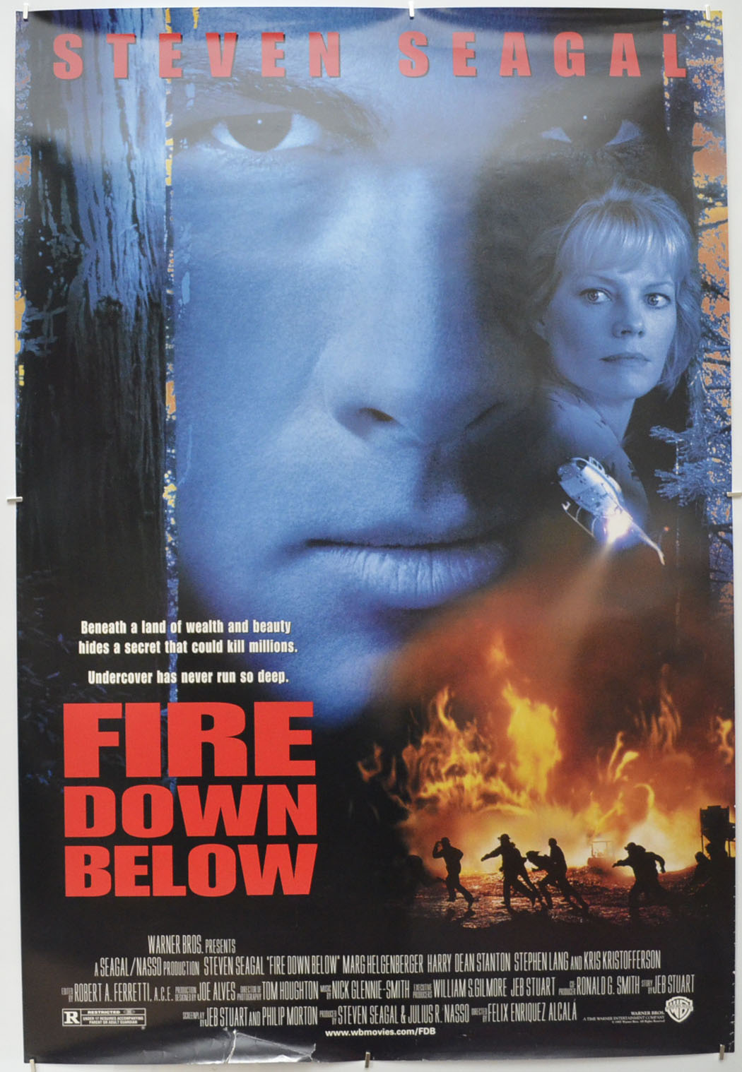 Fire Down Below  Original One Sheet Poster - Film Poster - Movie Poster