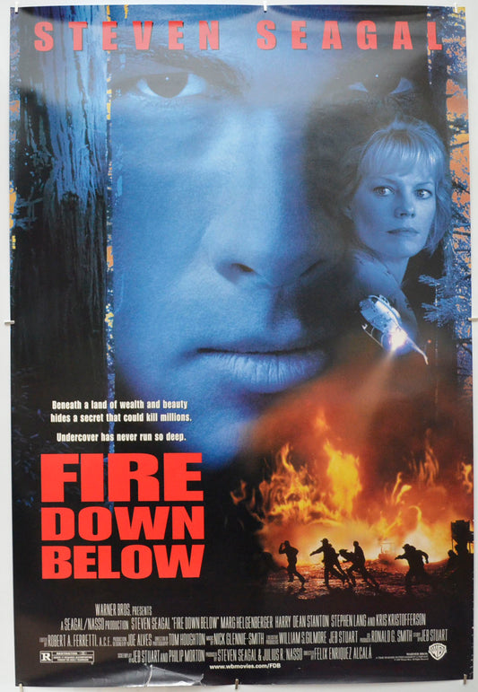 Fire Down Below  Original One Sheet Poster - Film Poster - Movie Poster