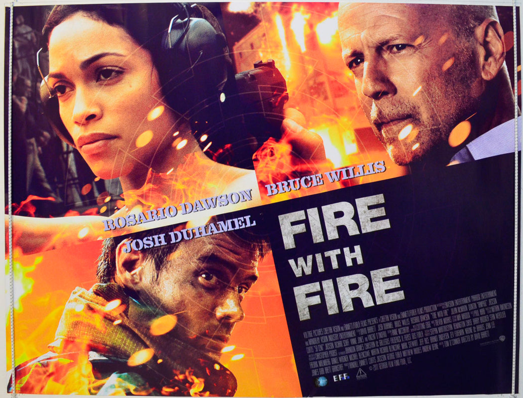 Fire With Fire Original British Quad Poster - Film Poster - Movie Poster 