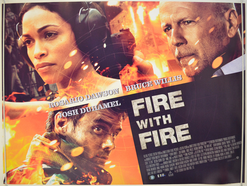 Fire With Fire  Original Quad Poster - Film Poster - Movie Poster 