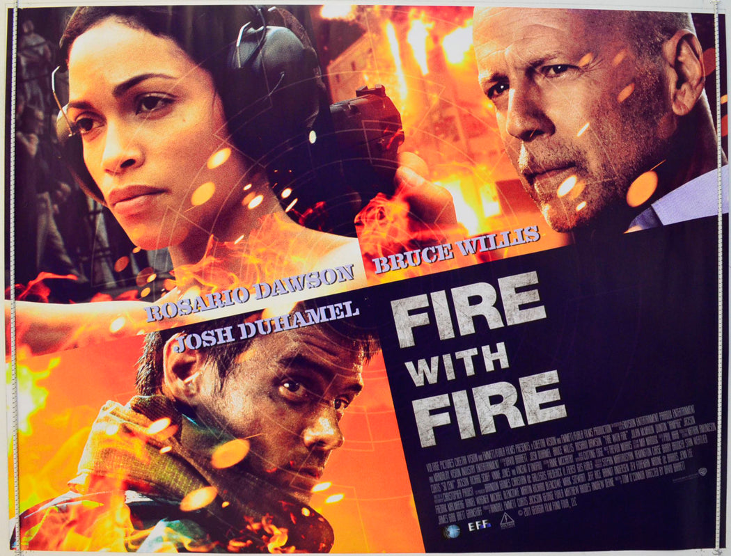 Fire With Fire Original British Quad Poster - Film Poster - Movie Poster 