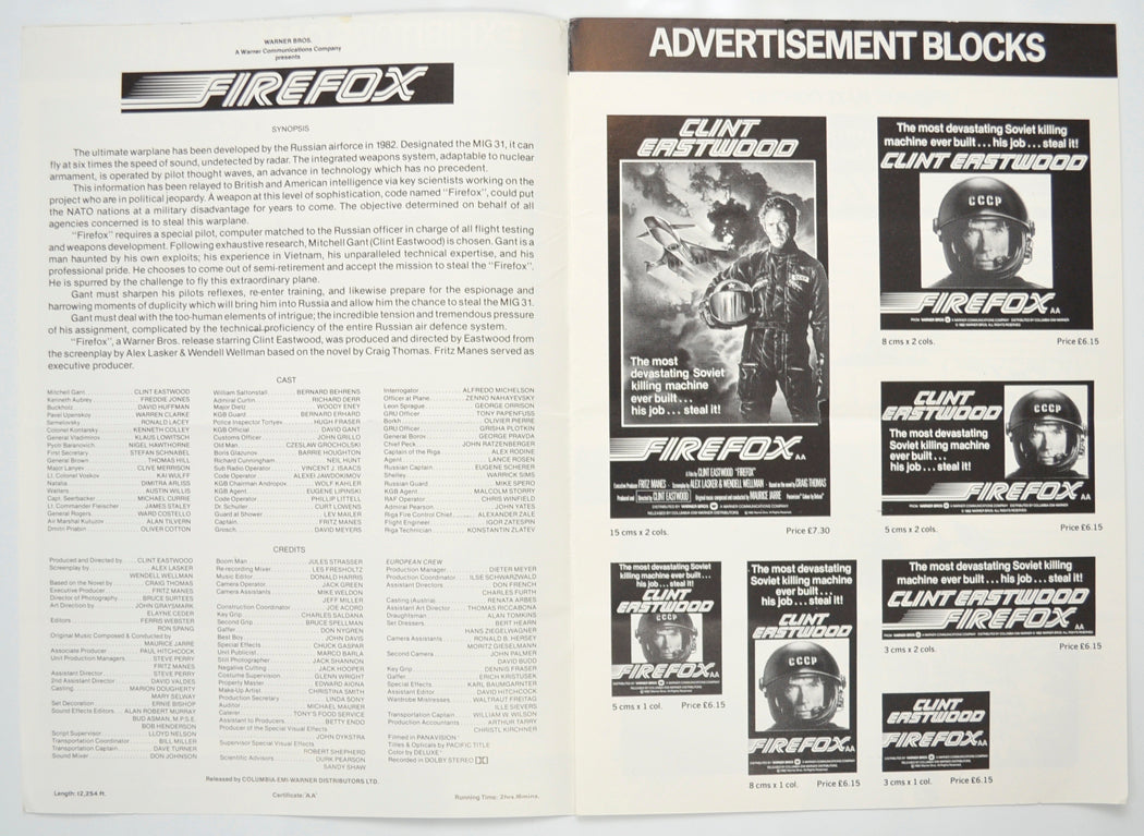 FIREFOX Cinema Exhibitors Campaign Pressbook - INSIDE 