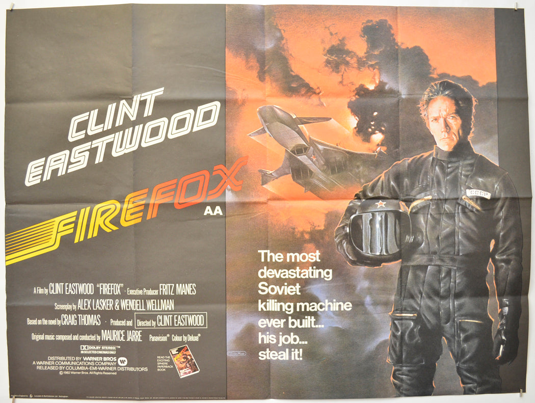 Firefox Original Quad Poster - Film Poster - Movie Poster