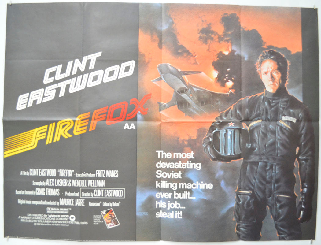 Firefox Original Quad Poster - Film Poster - Movie Poster