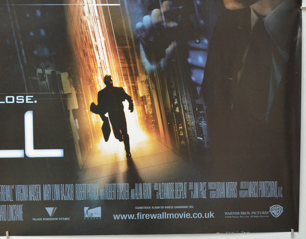 FIREWALL (Bottom Right) Cinema Quad Movie Poster 