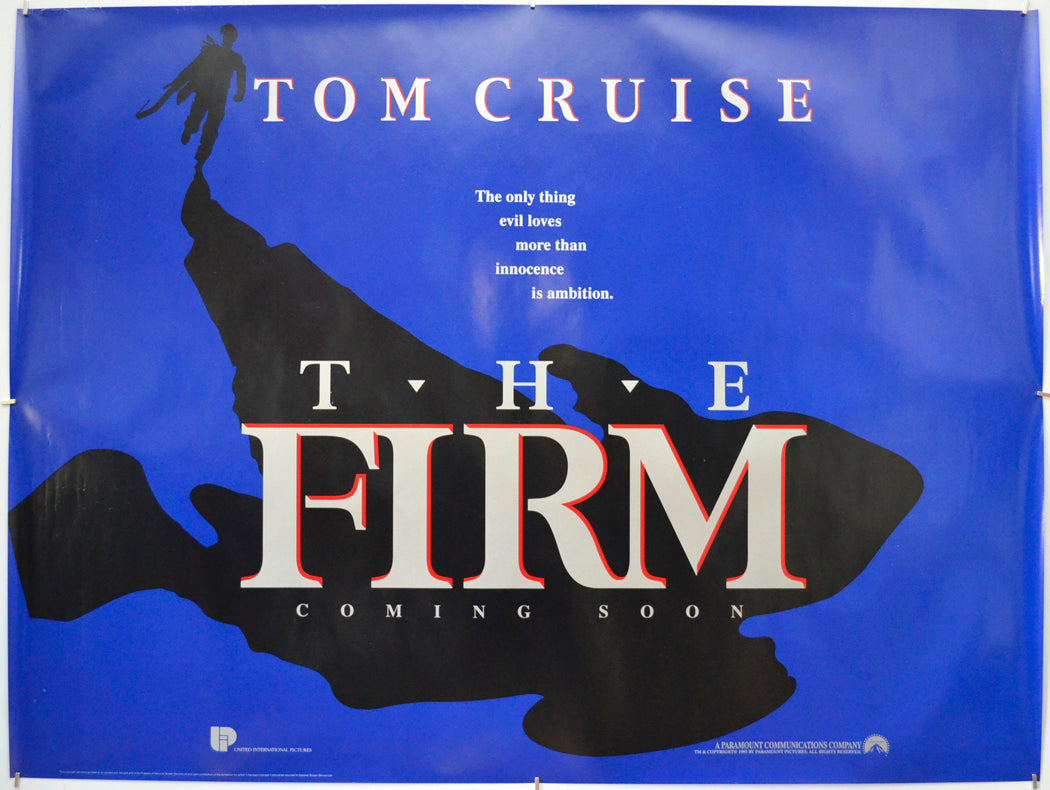 The Firm (Teaser / Advance Version) Original Quad Poster - Film Poster - Movie Poster