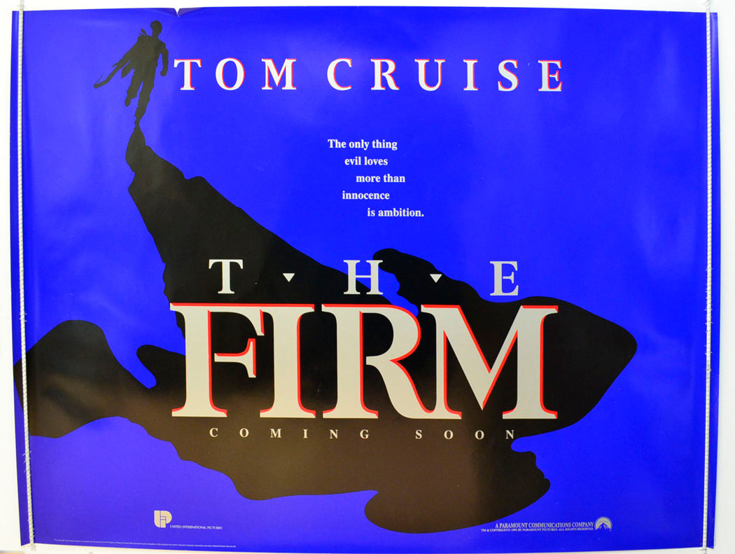 The Firm   (Teaser / Advance Version) Original British Quad Poster - Film Poster - Movie Poster