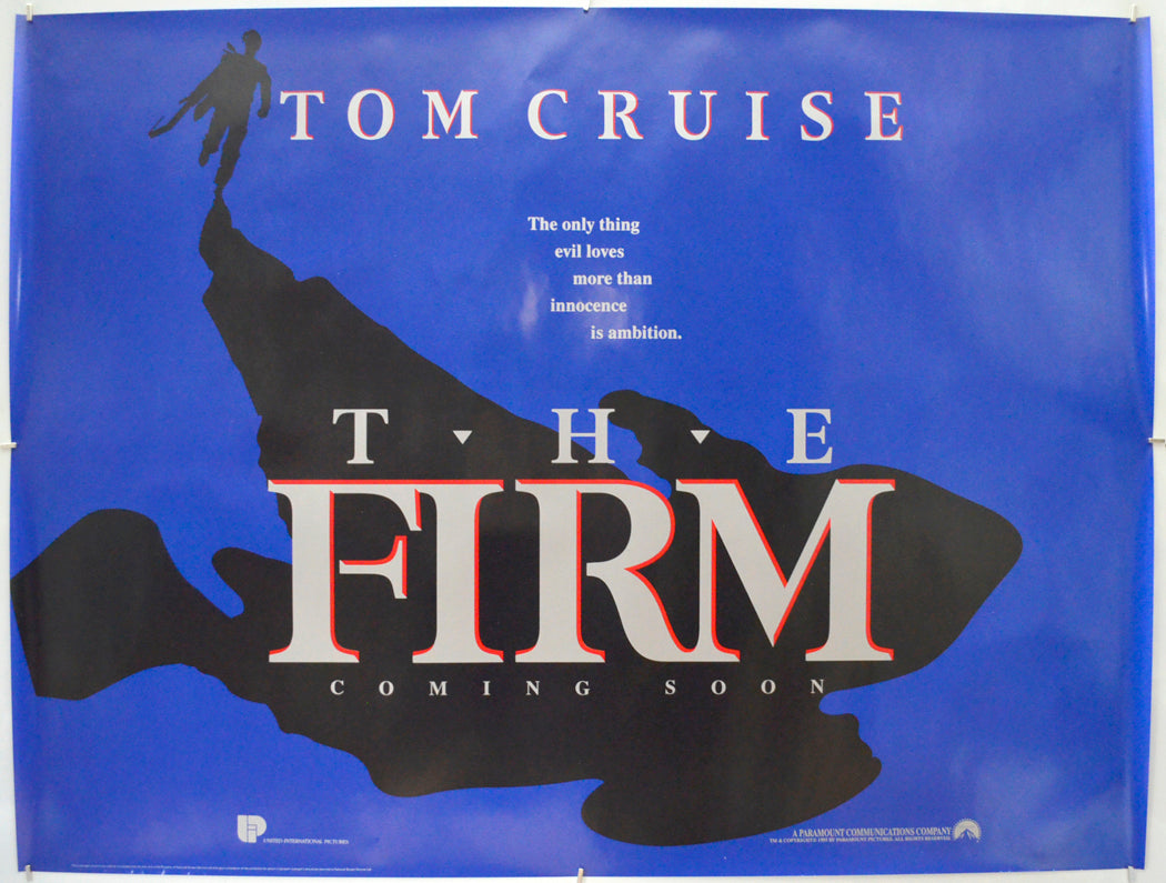 The Firm (Teaser / Advance Version) Original Quad Poster - Film Poster - Movie Poster