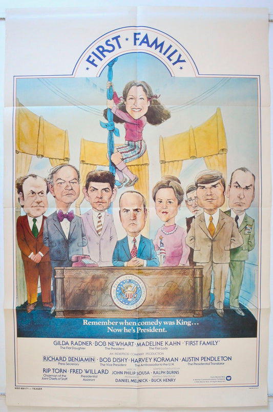 First Family Original One Sheet Poster - Movie Poster