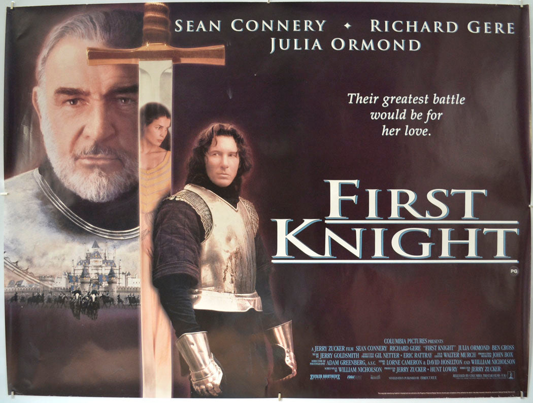 First Knight Original Quad Poster - Film Poster - Movie Poster