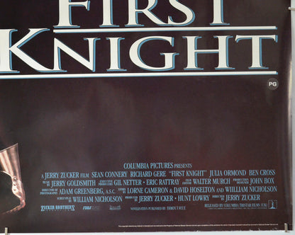 First Knight (Bottom Right) Cinema Quad Movie Poster 