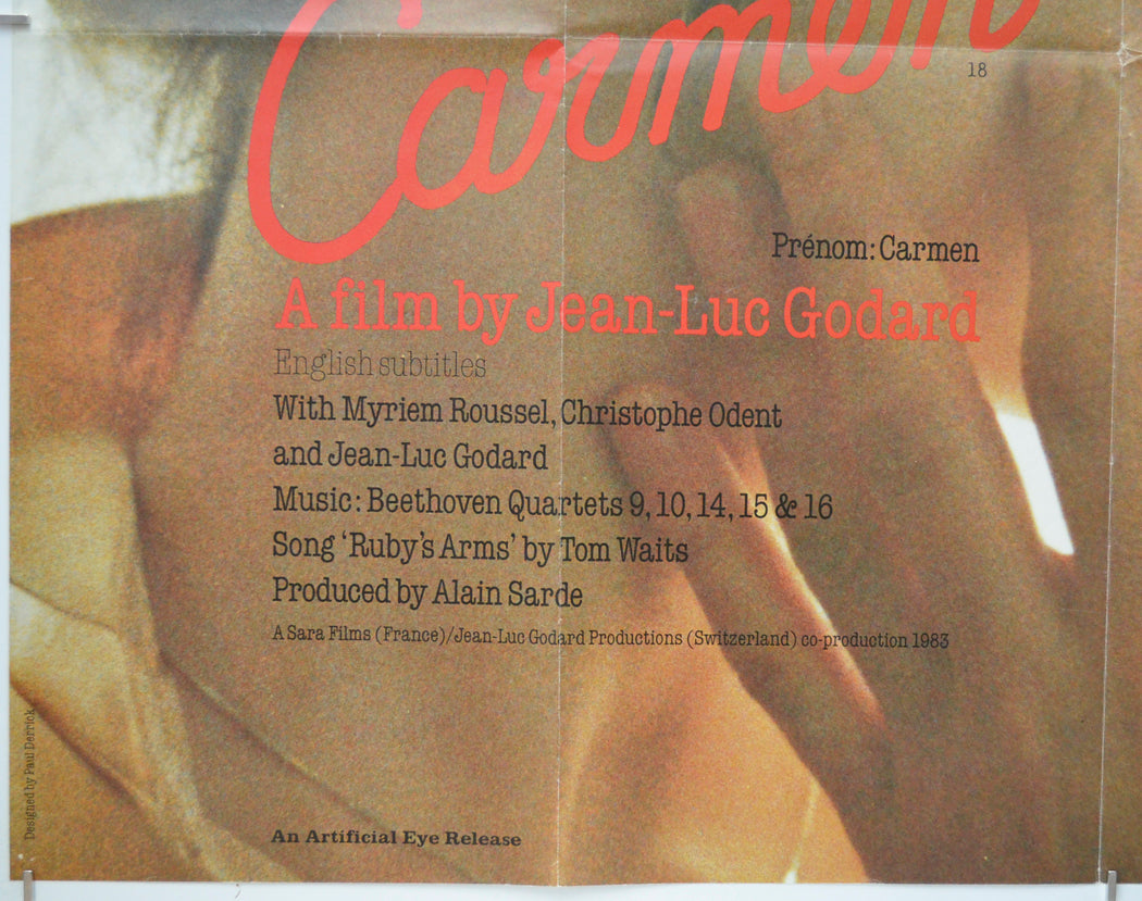 FIRST NAME: CARMEN (Bottom Left) Cinema Quad Movie Poster 