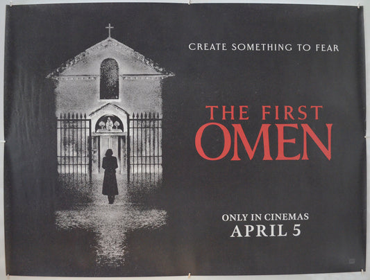 The First Omen  Original Quad Poster - Film Poster - Movie Poster