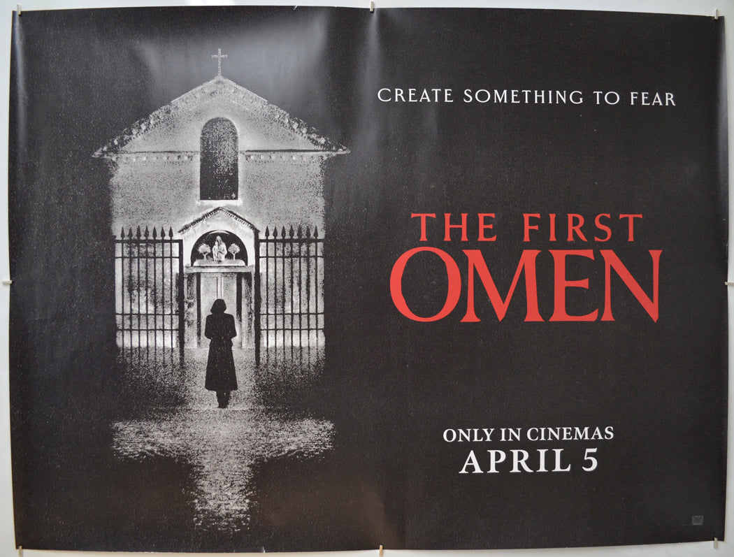 The First Omen  Original Quad Poster - Film Poster - Movie Poster