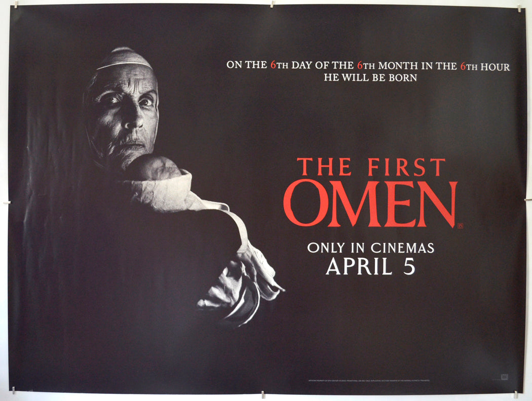 The First Omen Original Quad Poster - Film Poster - Movie Poster 