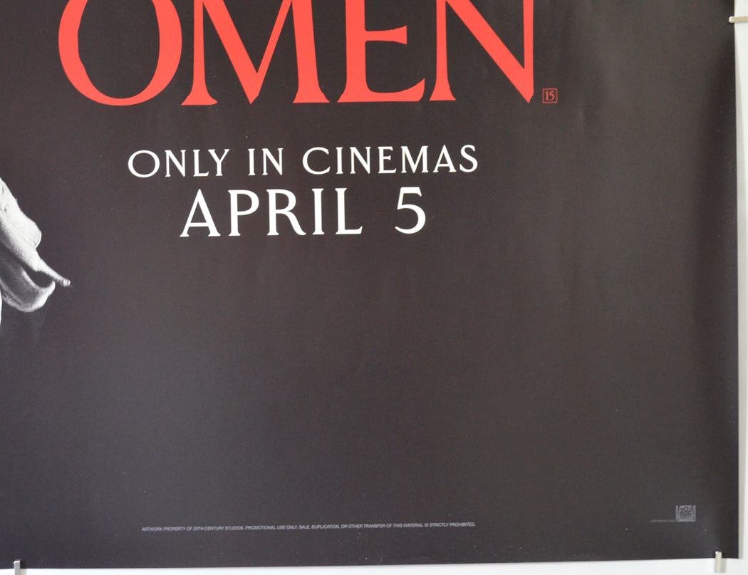 THE FIRST OMEN (Bottom Right) Cinema Quad Movie Poster 