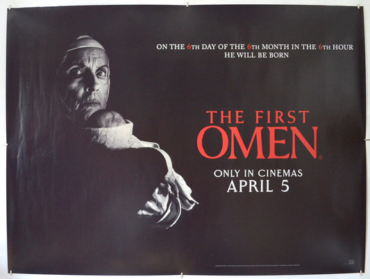 The First Omen Original Quad Poster - Film Poster - Movie Poster 