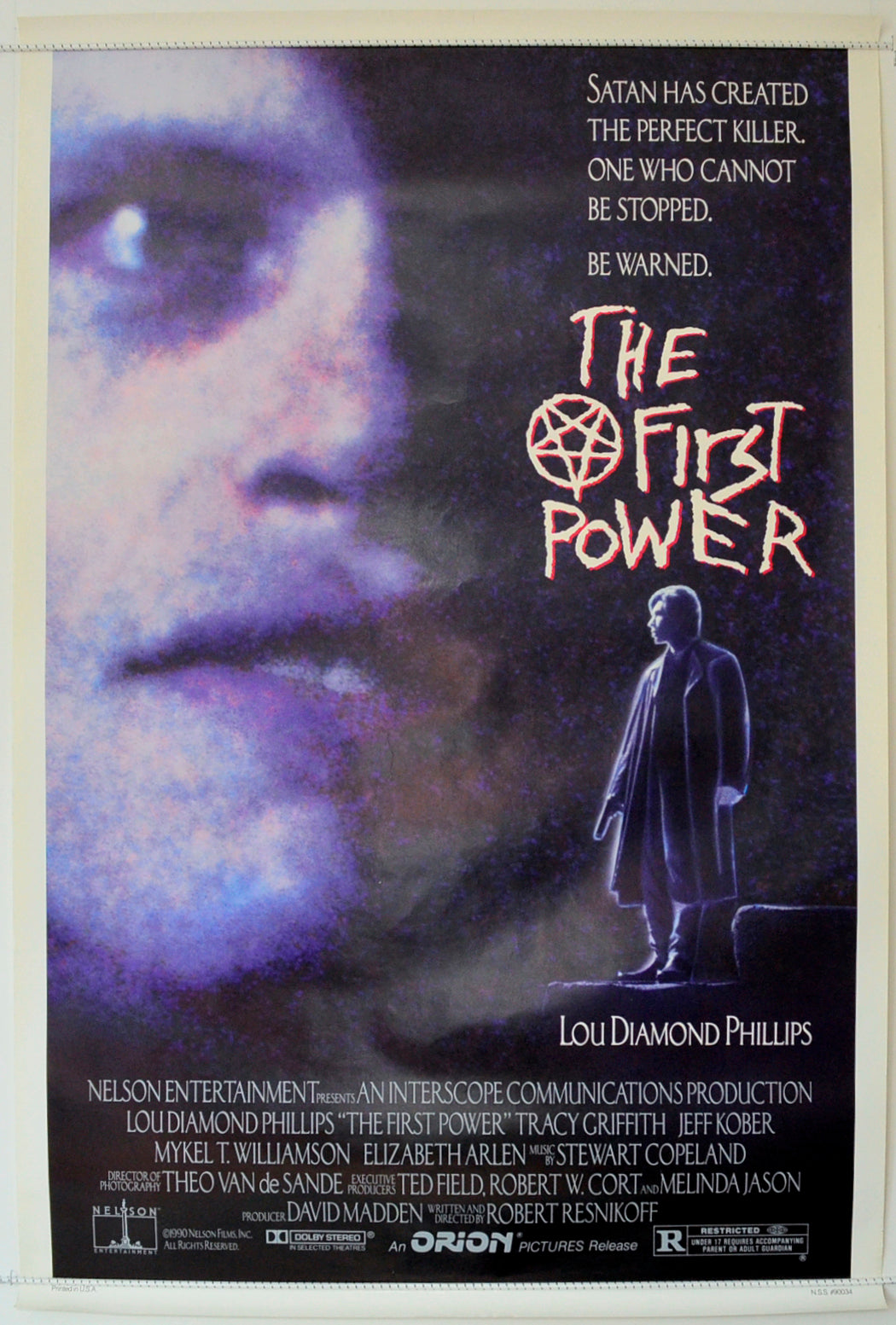 The First Power  Original One Sheet Poster - Film Poster - Movie Poster 