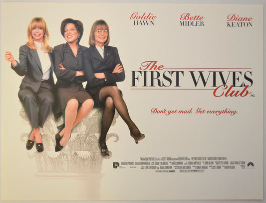 The First Wives Club Original Mini Quad Poster - Film Poster - Movie Poster