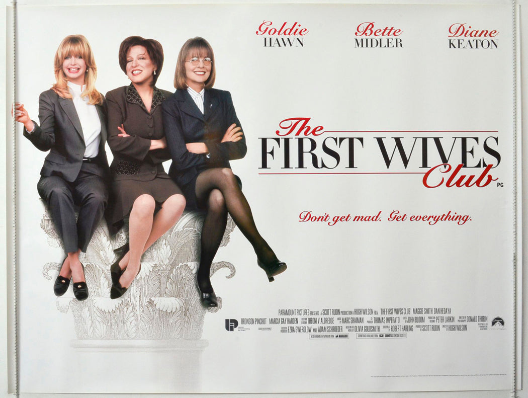 The First Wives Club Original British Quad Poster - Movie Poster