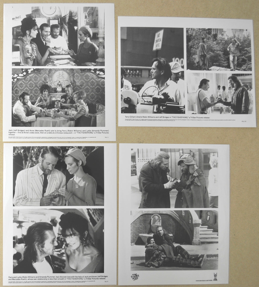 The Fisher King 4 Original Black and White Press Stills (Photographs) 