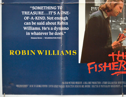 THE FISHER KING (Bottom Left) Cinema Quad Movie Poster 